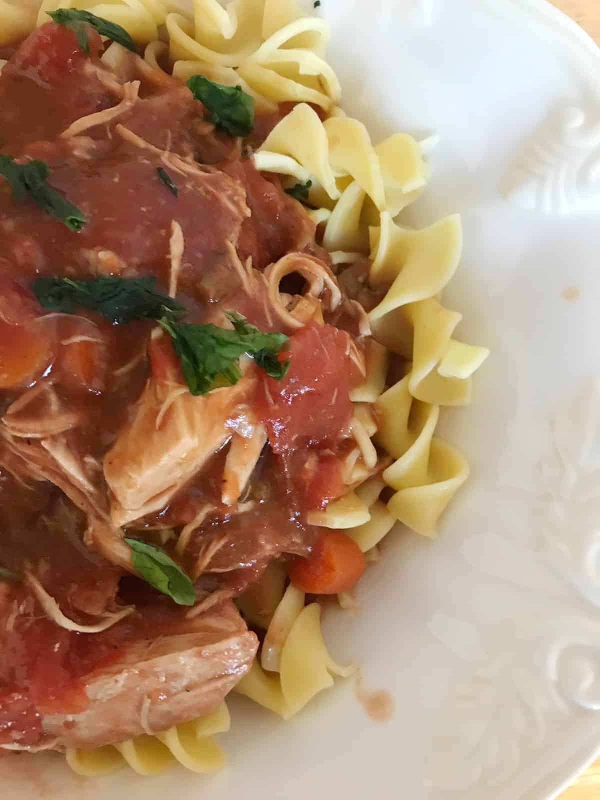 slow cooker chicken cacciatore