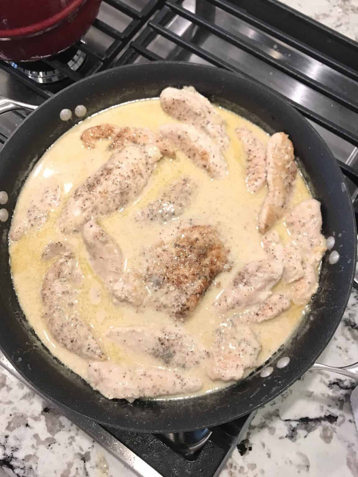 Pioneer Woman's Chicken in Mustard Cream Sauce