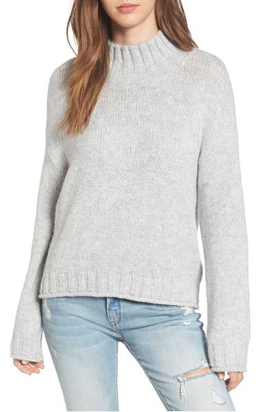 Bp ribbed funnel hot sale neck sweater