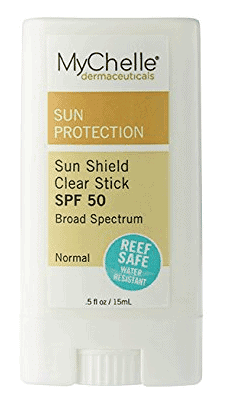 mychelle sun screen stick spf 50 melasma zinc oxide water resistant