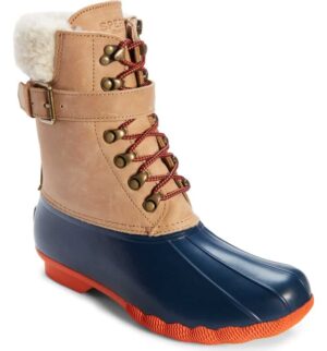 Sperry Shearwater Water-Resistant Genuine Shearling Lined Boot