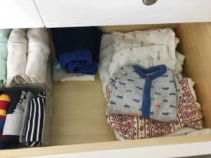 nursery dresser organization