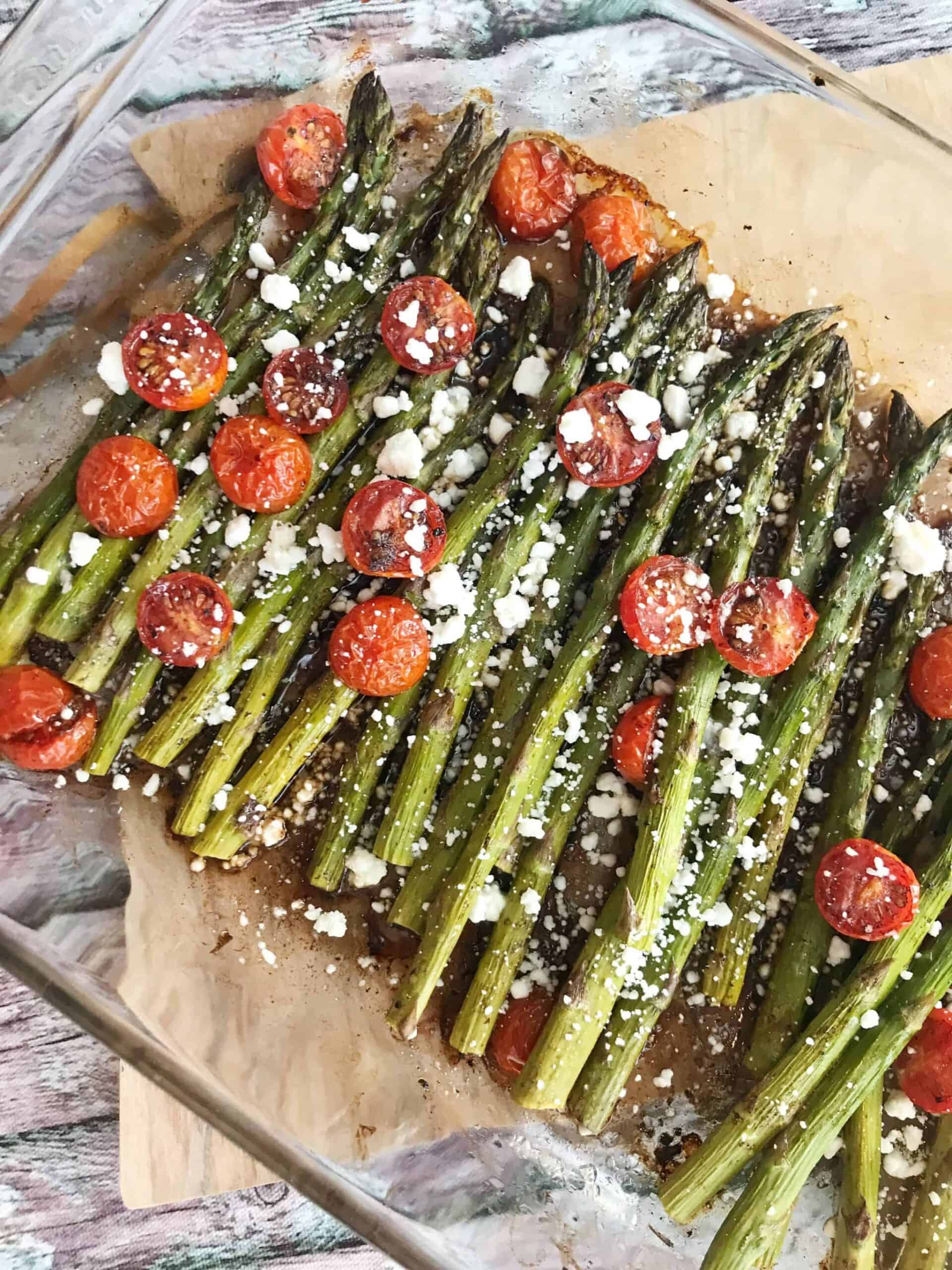 Asparagus with Balsamic Tomatoes