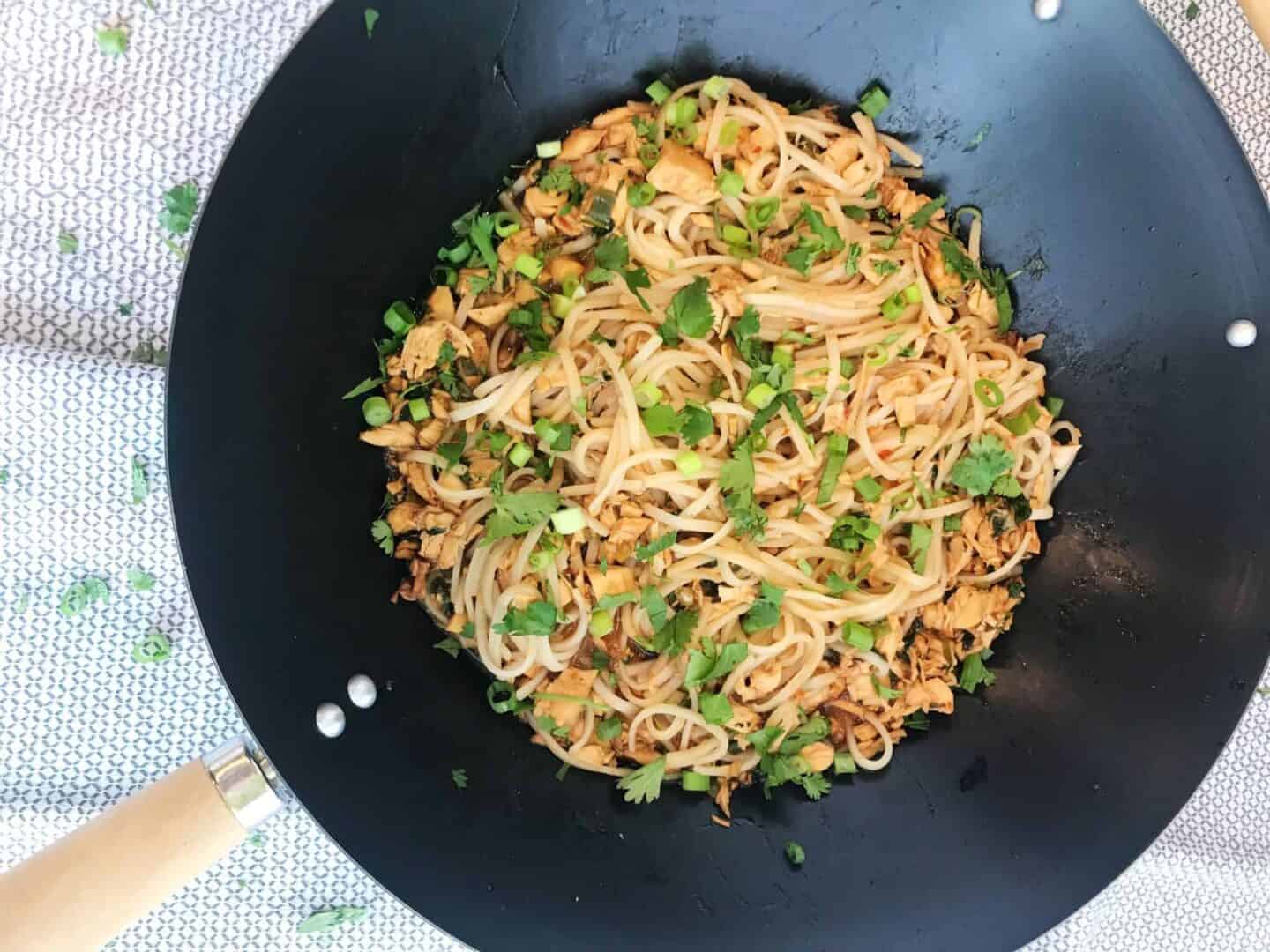 Spicy Asian Noodles with Chicken