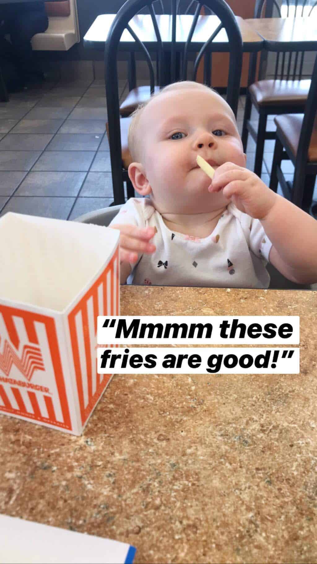 baby's first french fries