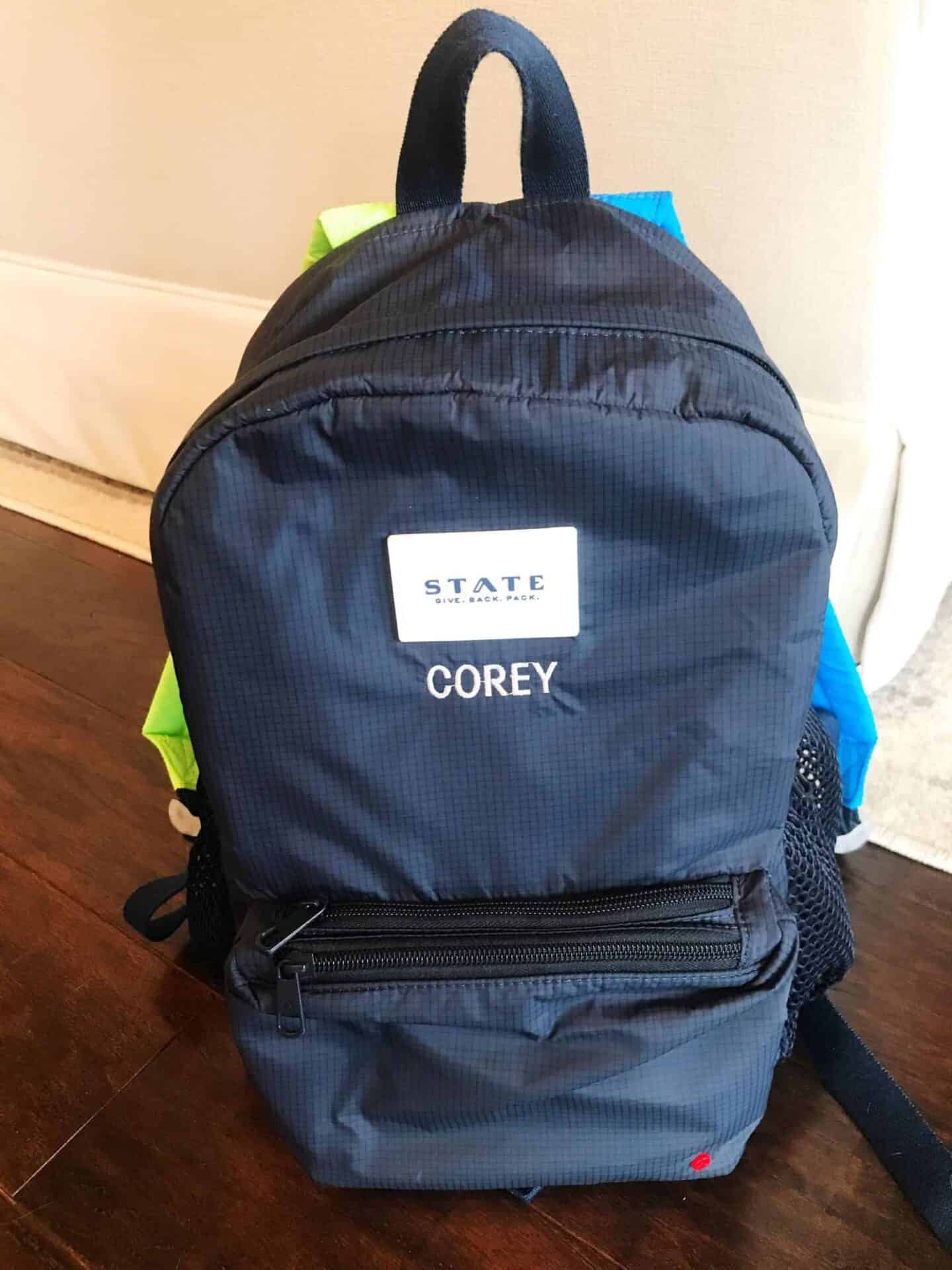 State Back Pack for Kids Back to School