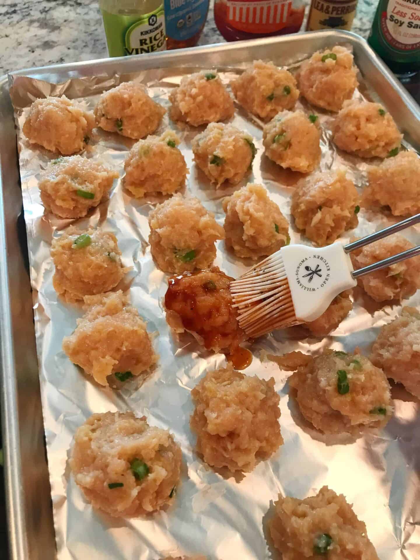 Asian Chicken Meatballs