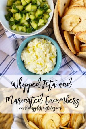 Whipped-Feta-with-Marinated-Cucumbers