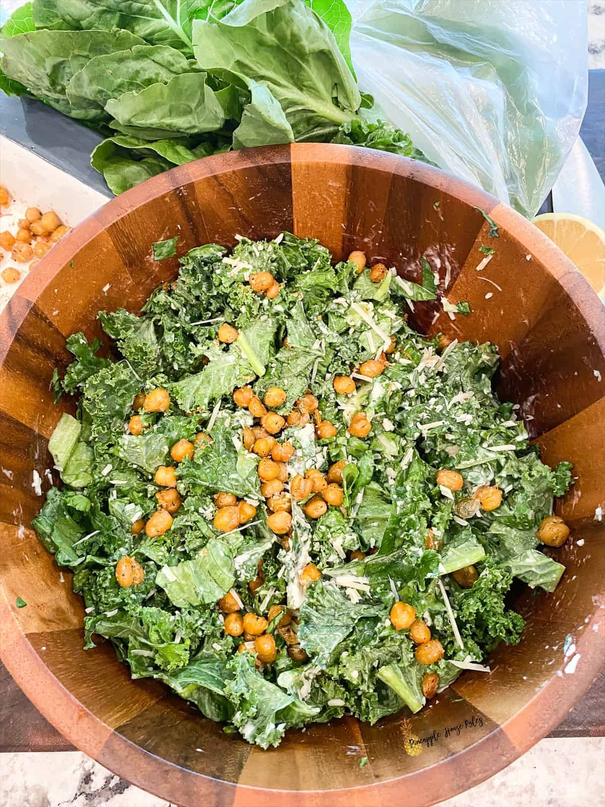 Kale-and-Romaine-Caesar-Salad-with-Roasted-Chickpeas