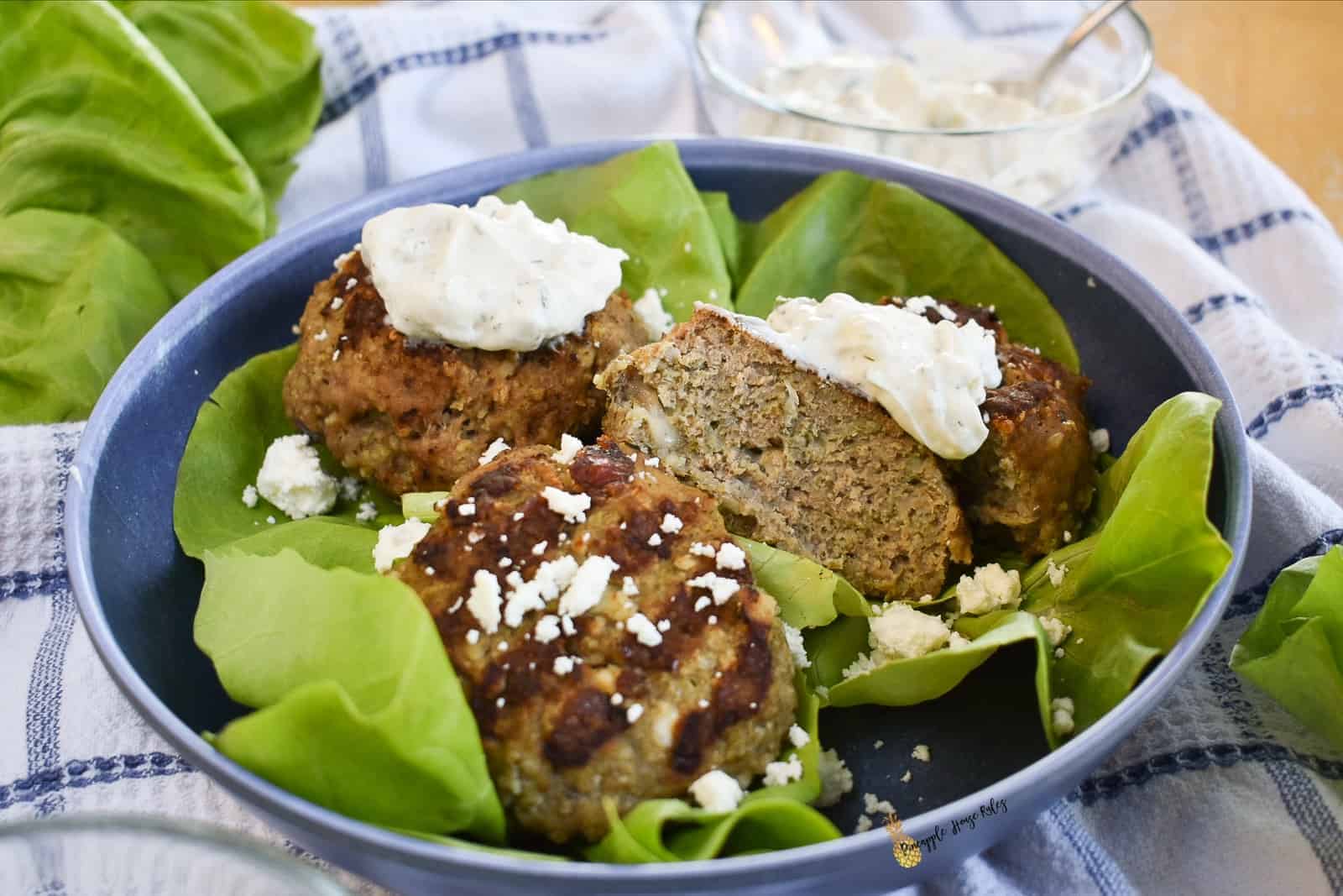 Mediterranean Turkey Burgers