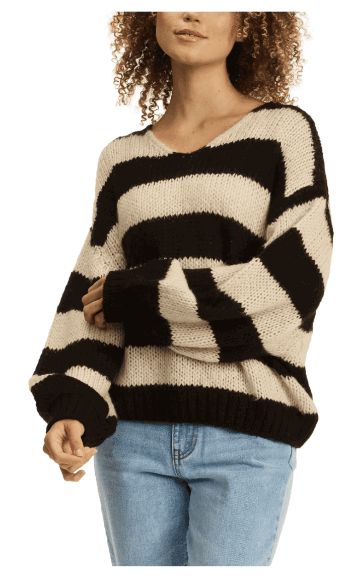 billabong stripe sweater