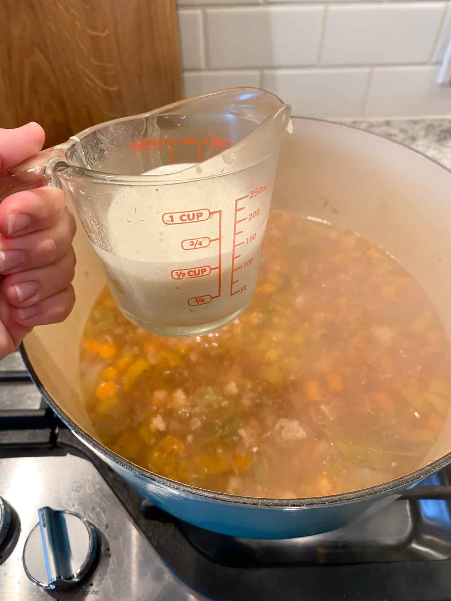 Creamy Ground Turkey Soup