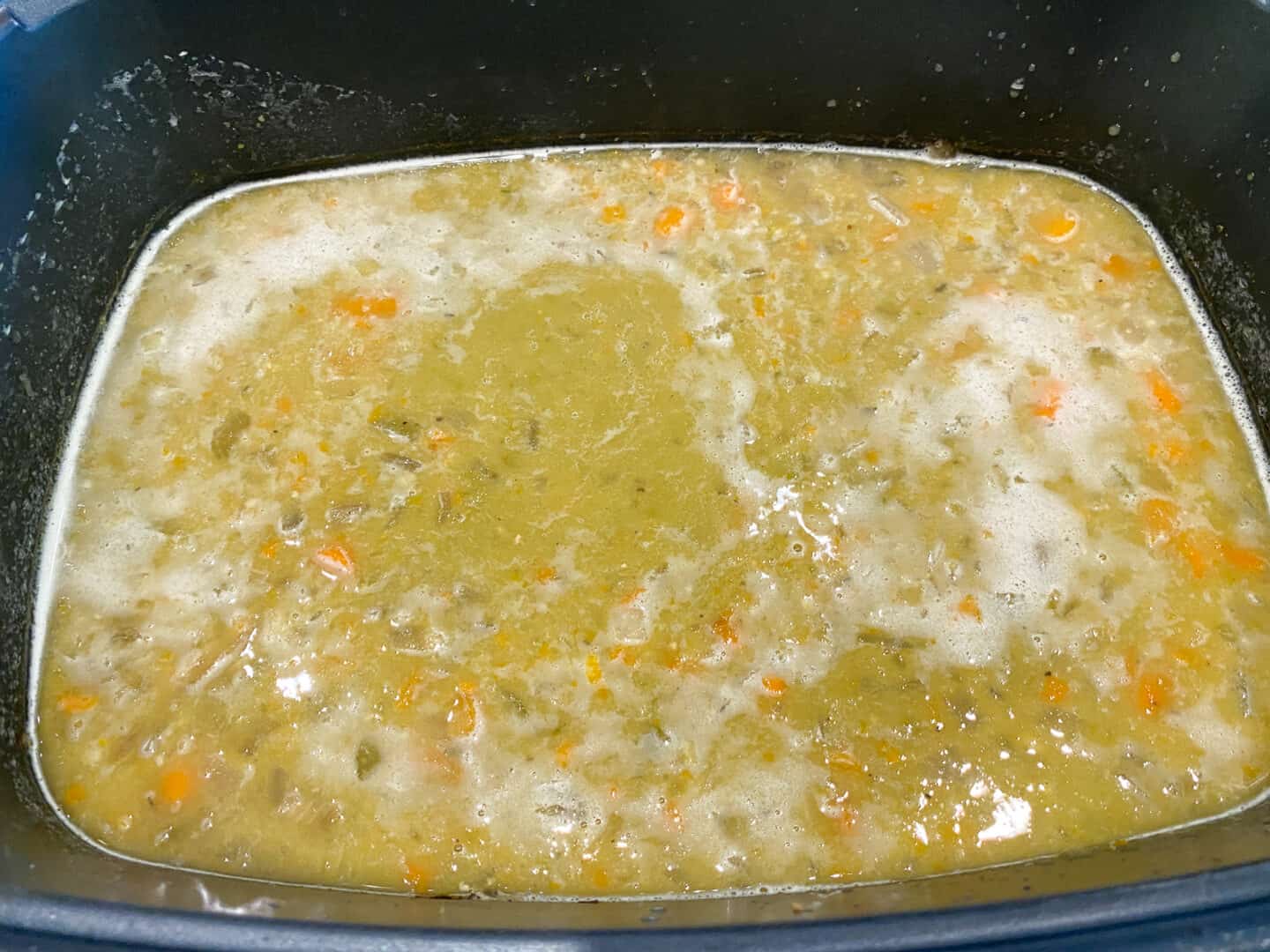 blended split pea soup