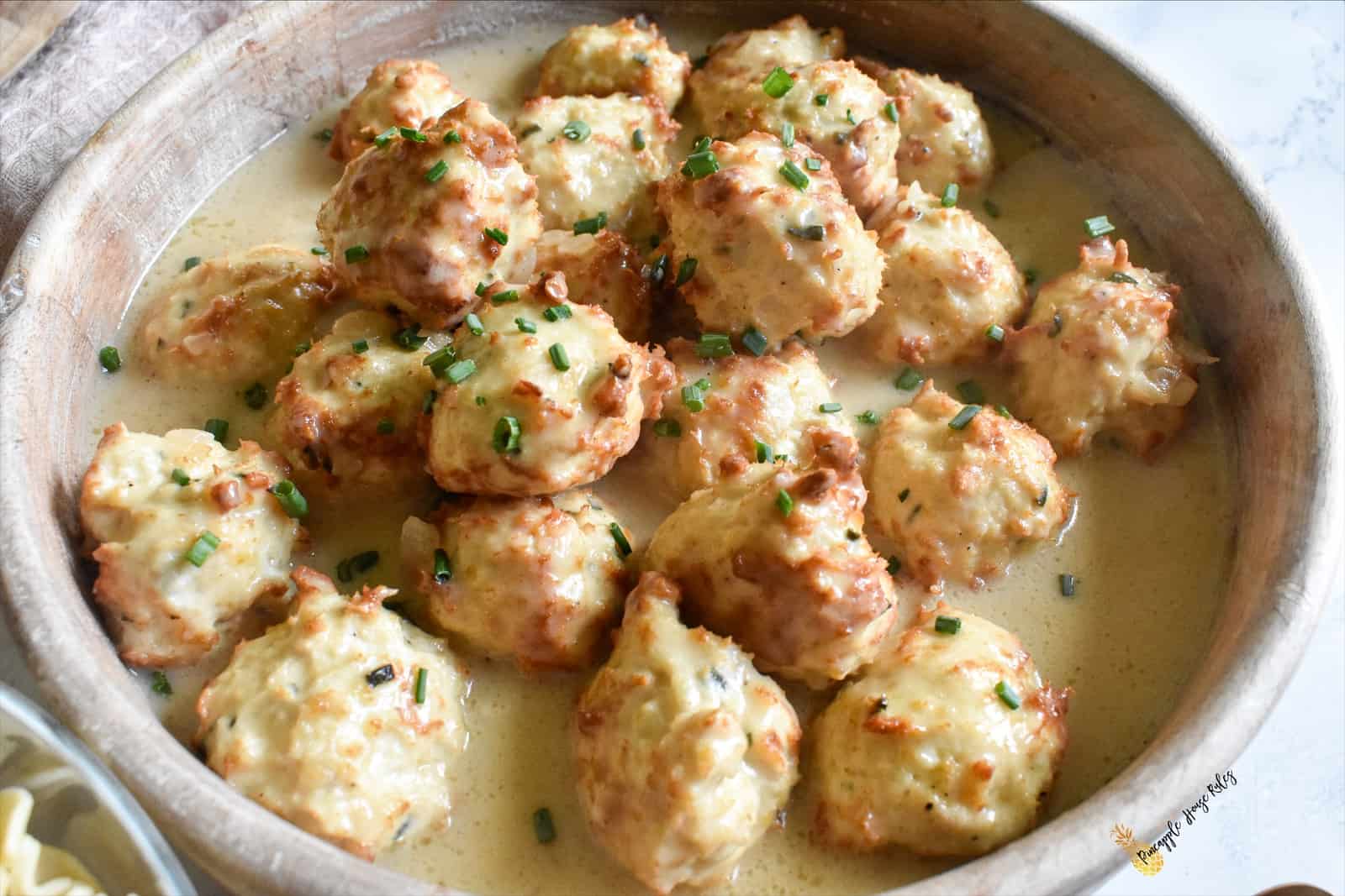 Chicken Marsala Meatballs
