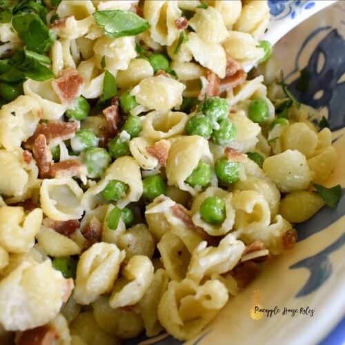 Pasta Salad Pea and Bacon