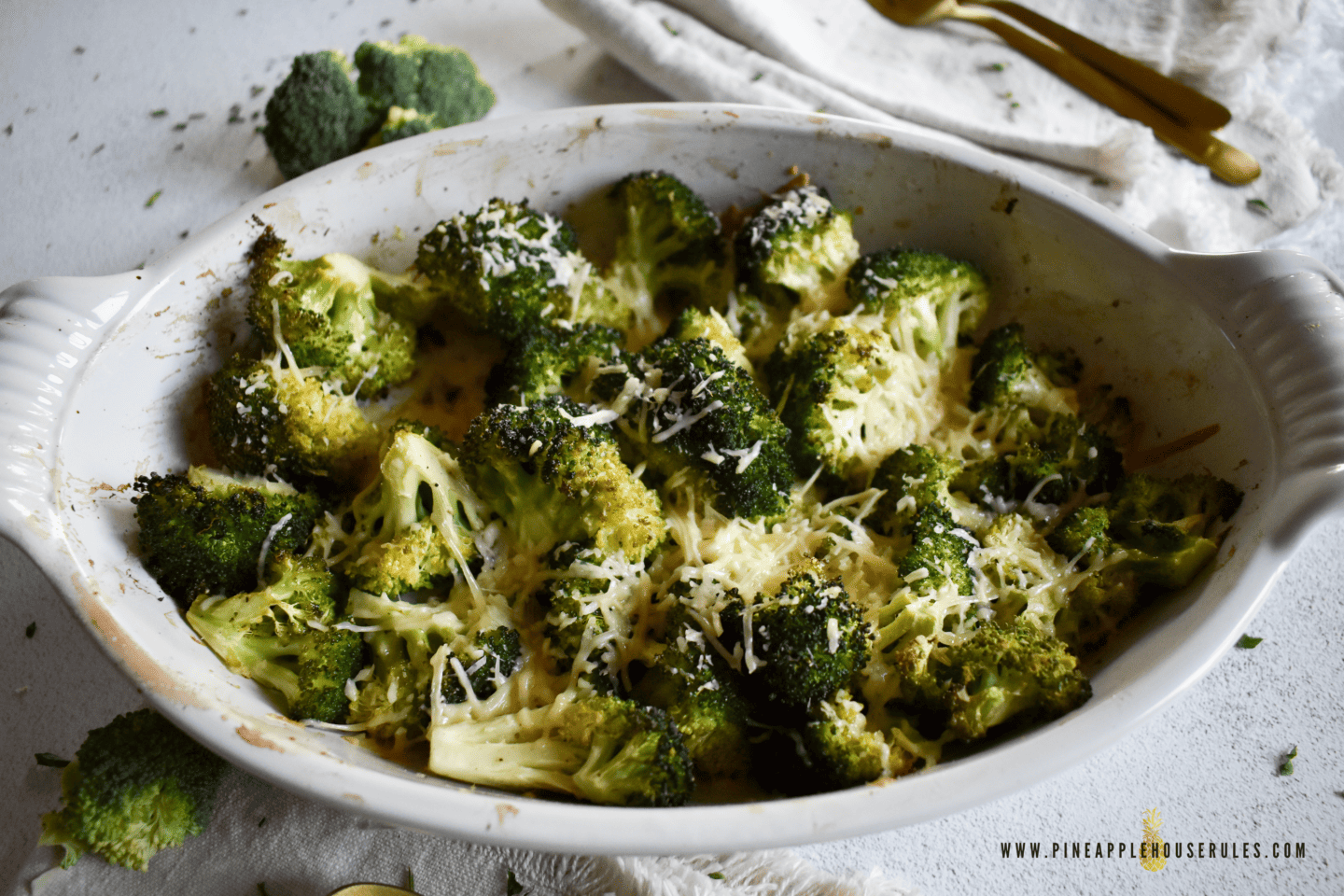 Lemon Parmesan Roasted Broccoli Healthy